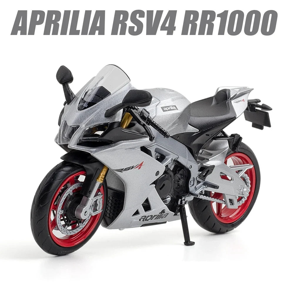 1/12 Aprilia RSV4 RR1000 Toy Motorcycle RMZ City Diecast Metal Miniature Model 1:12 Racing Super Sport Collection Gift Boy Kid