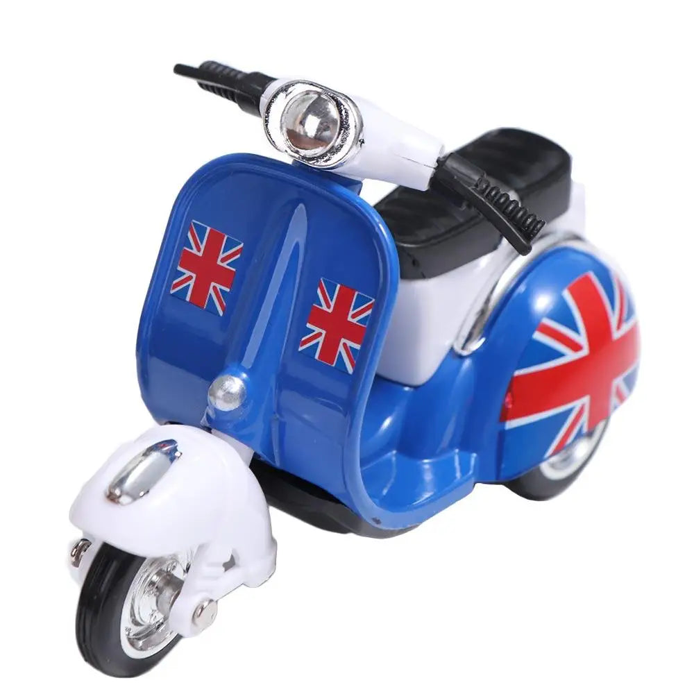 Miniature Alloy Motorcycle Model Diecast Inertia Simulation Motorcycle Mini Crafts Motorcycle Pull Back Home Decoration