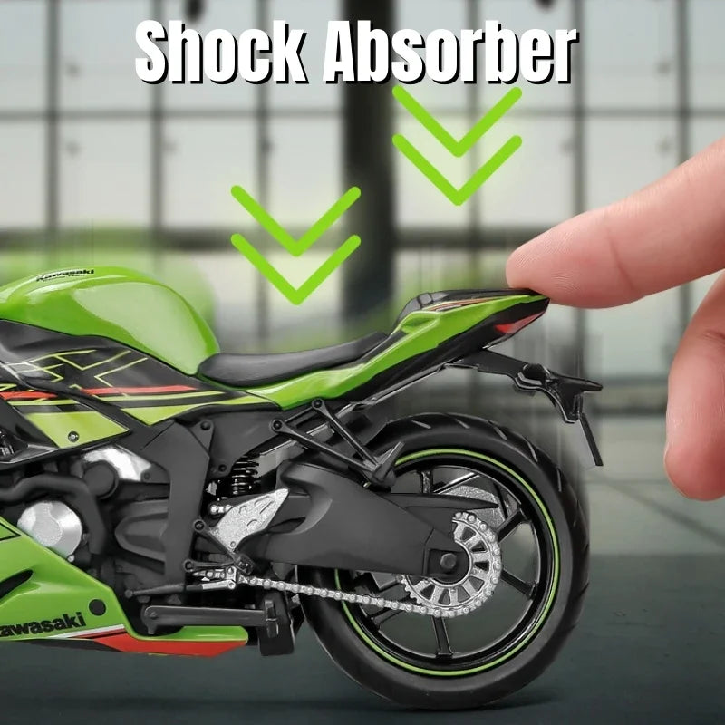 1:12 ZX-6R Motorcycle Toy 1:12 RMZ City Diecast Model Super Sport Miniature Collection Gift For Boy Children Kid
