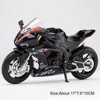 Scale 1:12 Honda CB650 HP4 Motorcycle Model Toy Alloy Diecast Shock Absorption Miniature Racing Motor Models for Kids Gifts