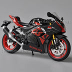1:12 Scale Diecast Motorcycle Model Toys Suzuki GSX R1000R Sport Bike Miniature Replica Collectible