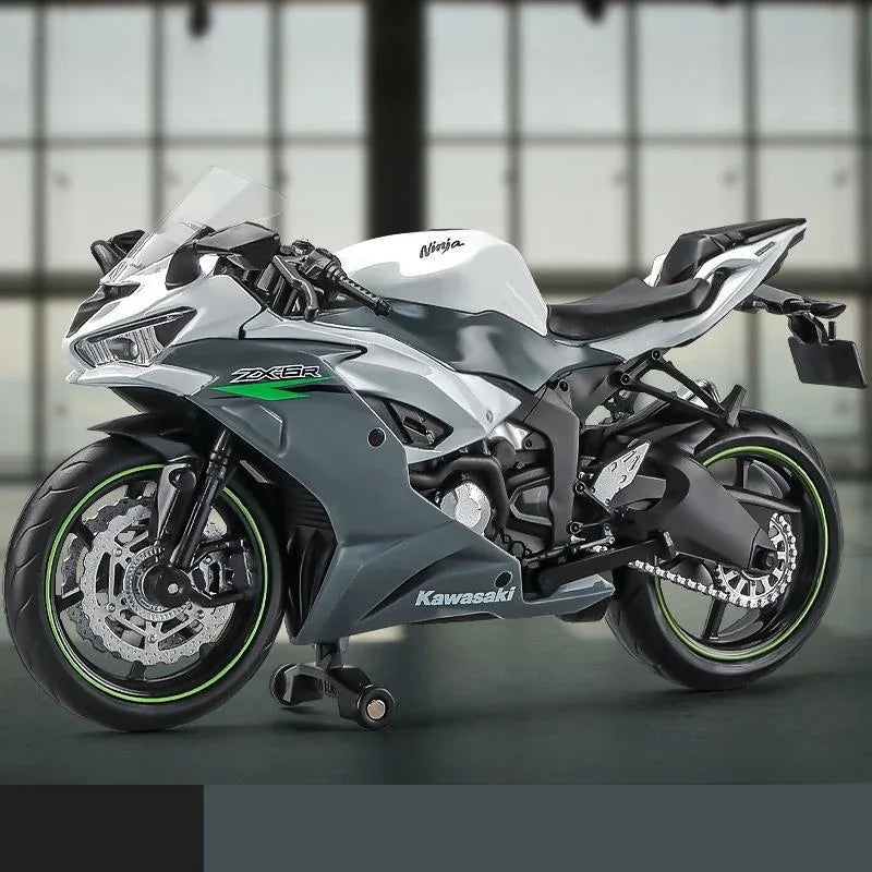 1:12 ZX-6R Motorcycle Toy 1:12 RMZ City Diecast Model Super Sport Miniature Collection Gift For Boy Children Kid