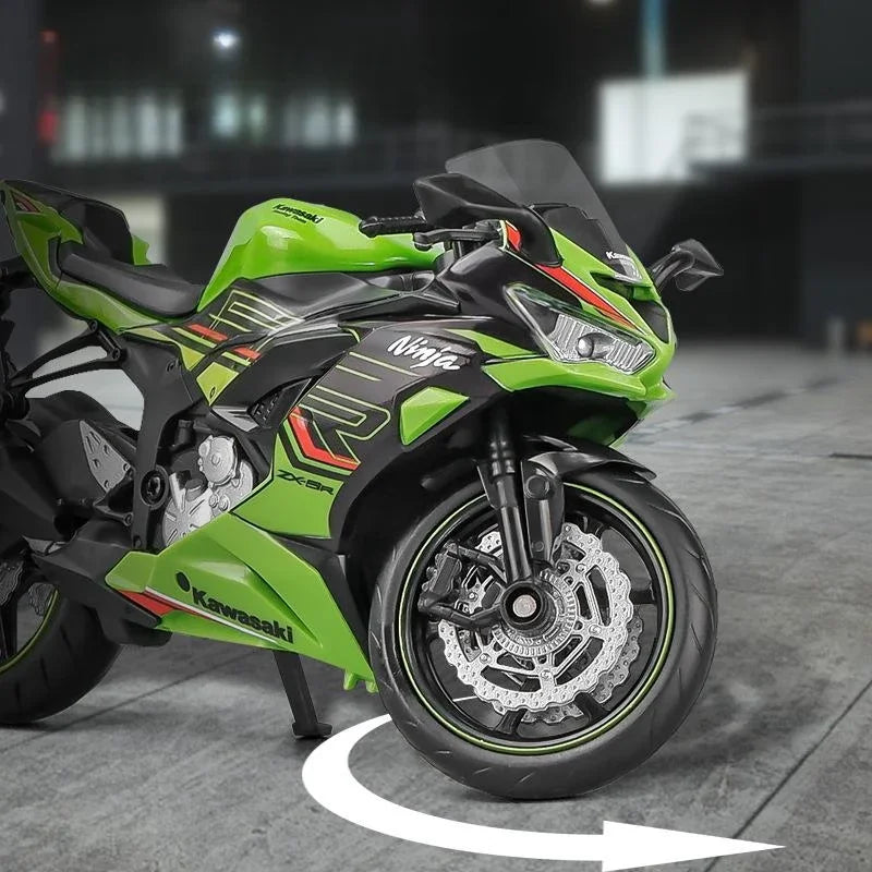 1:12 ZX-6R Motorcycle Toy 1:12 RMZ City Diecast Model Super Sport Miniature Collection Gift For Boy Children Kid