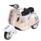 Miniature Alloy Motorcycle Model Diecast Inertia Simulation Motorcycle Mini Crafts Motorcycle Pull Back Home Decoration
