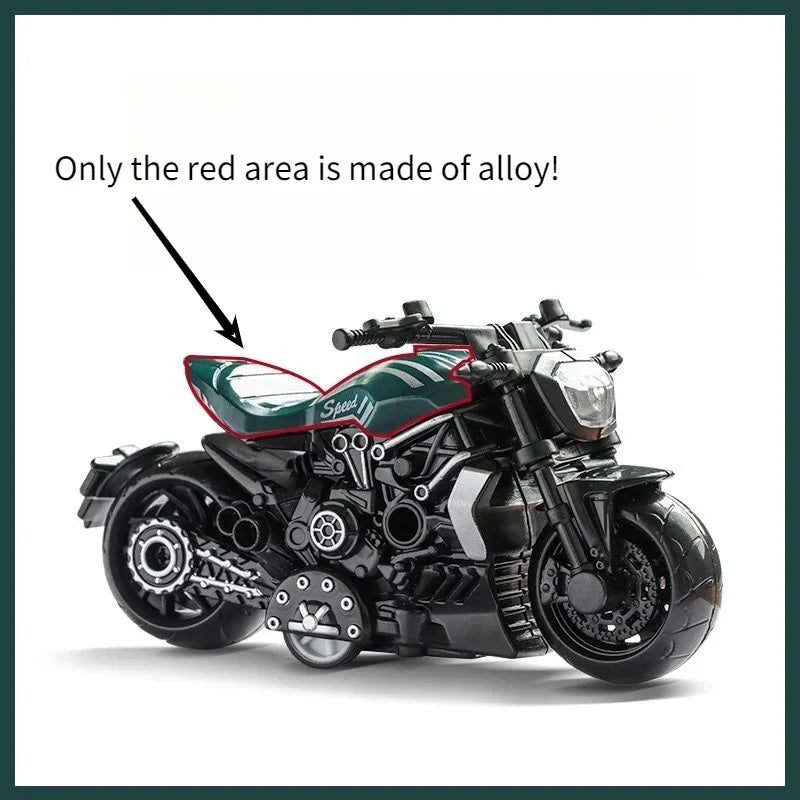 Pull Back Motorcycles Toy Mini Motorcycle Model Fashion Classic Motorcycle Toys Educational Toys