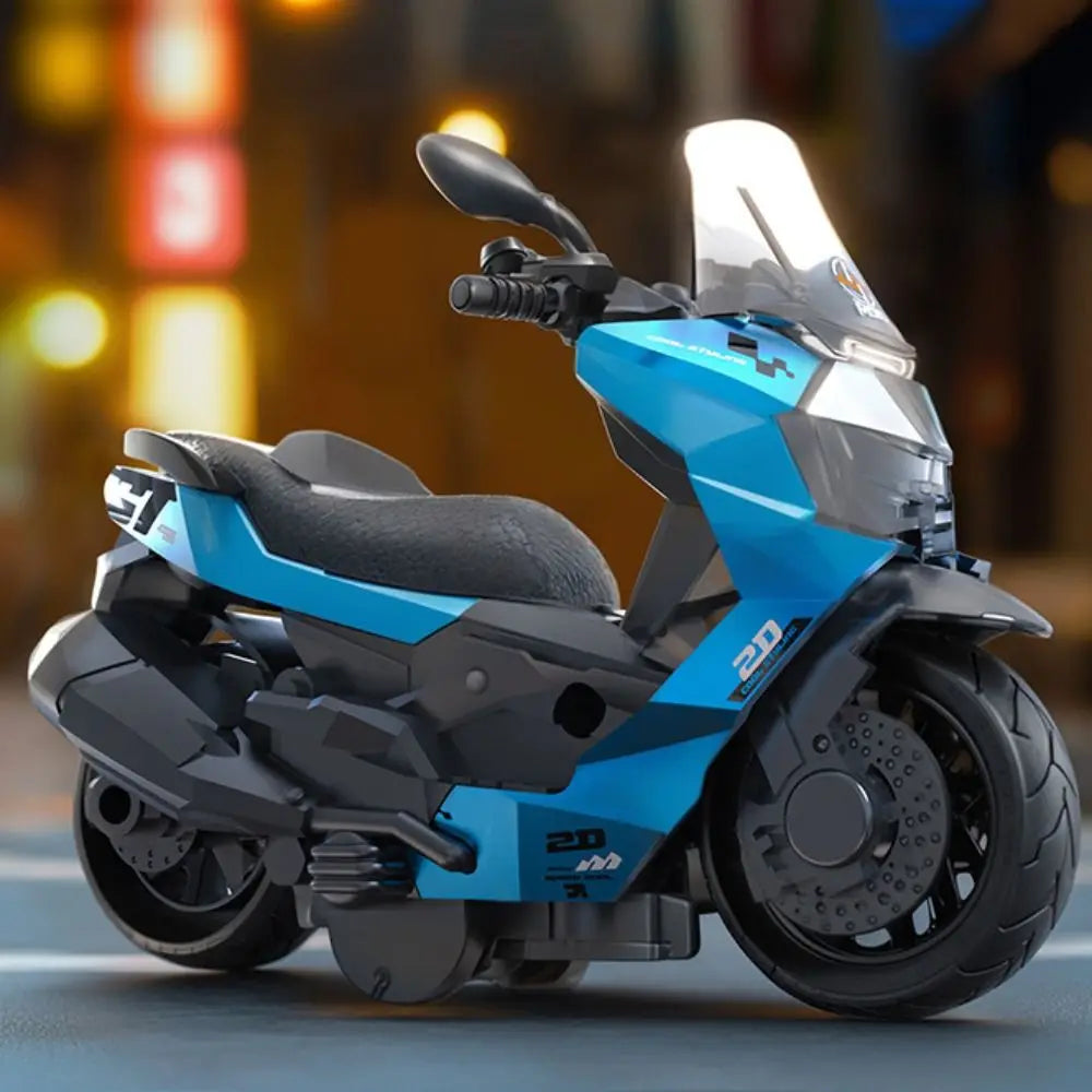 Miniature Alloy Motorcycle Model Diecast Inertia Simulation Motorcycle Mini Crafts Motorcycle Pull Back Home Decoration
