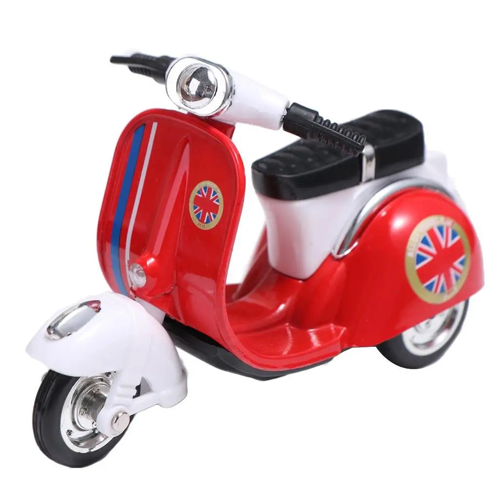 Miniature Alloy Motorcycle Model Diecast Inertia Simulation Motorcycle Mini Crafts Motorcycle Pull Back Home Decoration