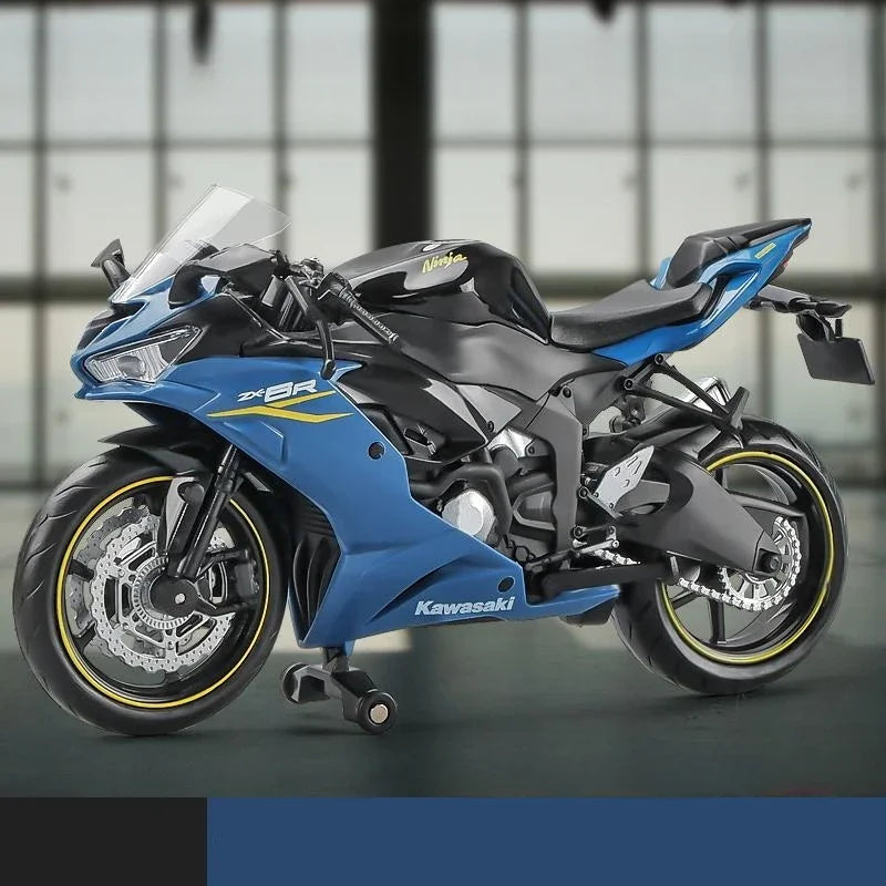 1:12 ZX-6R Motorcycle Toy 1:12 RMZ City Diecast Model Super Sport Miniature Collection Gift For Boy Children Kid