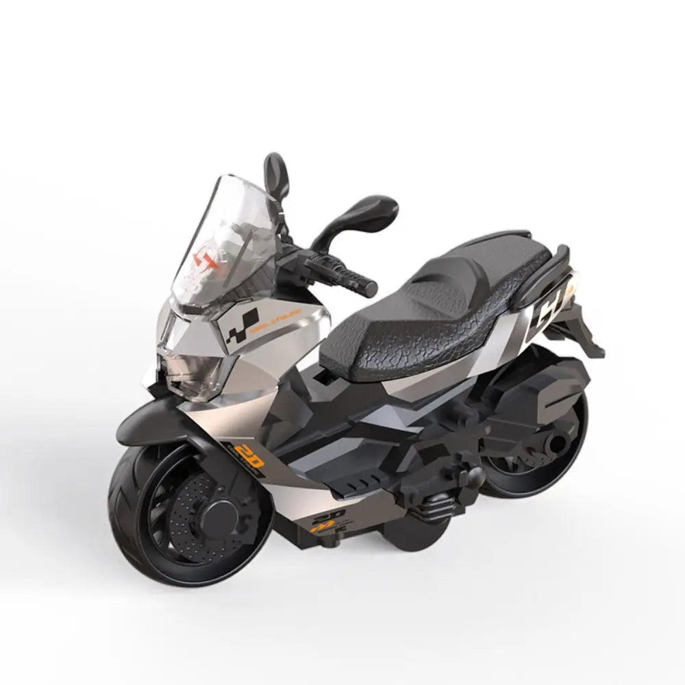 Miniature Alloy Motorcycle Model Diecast Inertia Simulation Motorcycle Mini Crafts Motorcycle Pull Back Home Decoration