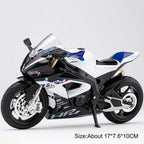 Scale 1:12 Honda CB650 HP4 Motorcycle Model Toy Alloy Diecast Shock Absorption Miniature Racing Motor Models for Kids Gifts