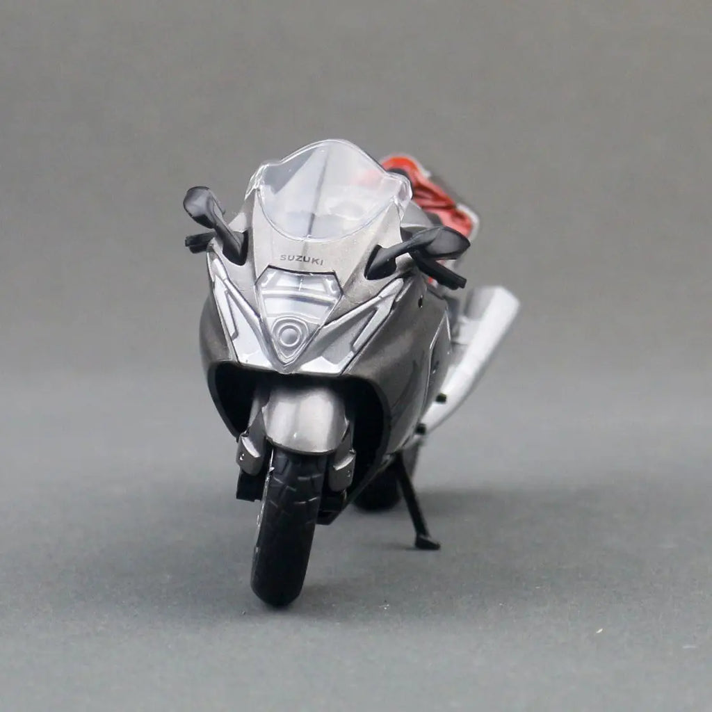 MSZ 1:18 Suzuki Hayabusa 2024 Toy Motorcycle Diecast Alloy Miniature Vehicle Model Racing Collection Gift for Children Boy