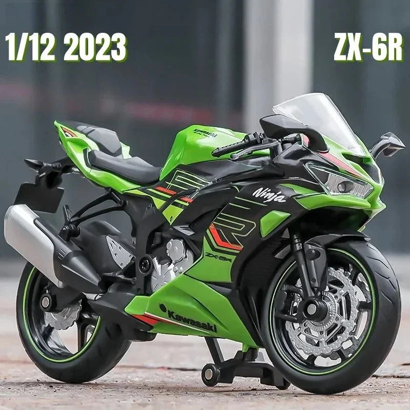 1:12 ZX-6R Motorcycle Toy 1:12 RMZ City Diecast Model Super Sport Miniature Collection Gift For Boy Children Kid