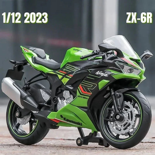 1:12 ZX-6R Motorcycle Toy 1:12 RMZ City Diecast Model Super Sport Miniature Collection Gift For Boy Children Kid