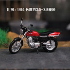 1:64 Scale Miniature Motorcycle Model Scene Versatile Mini Motorcycle High Simulation Retro Mini Motorcycle Hand-painted