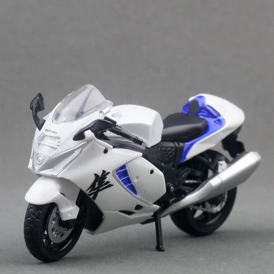 MSZ 1:18 Suzuki Hayabusa 2024 Toy Motorcycle Diecast Alloy Miniature Vehicle Model Racing Collection Gift for Children Boy