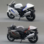 MSZ 1:18 Suzuki Hayabusa 2024 Toy Motorcycle Diecast Alloy Miniature Vehicle Model Racing Collection Gift for Children Boy