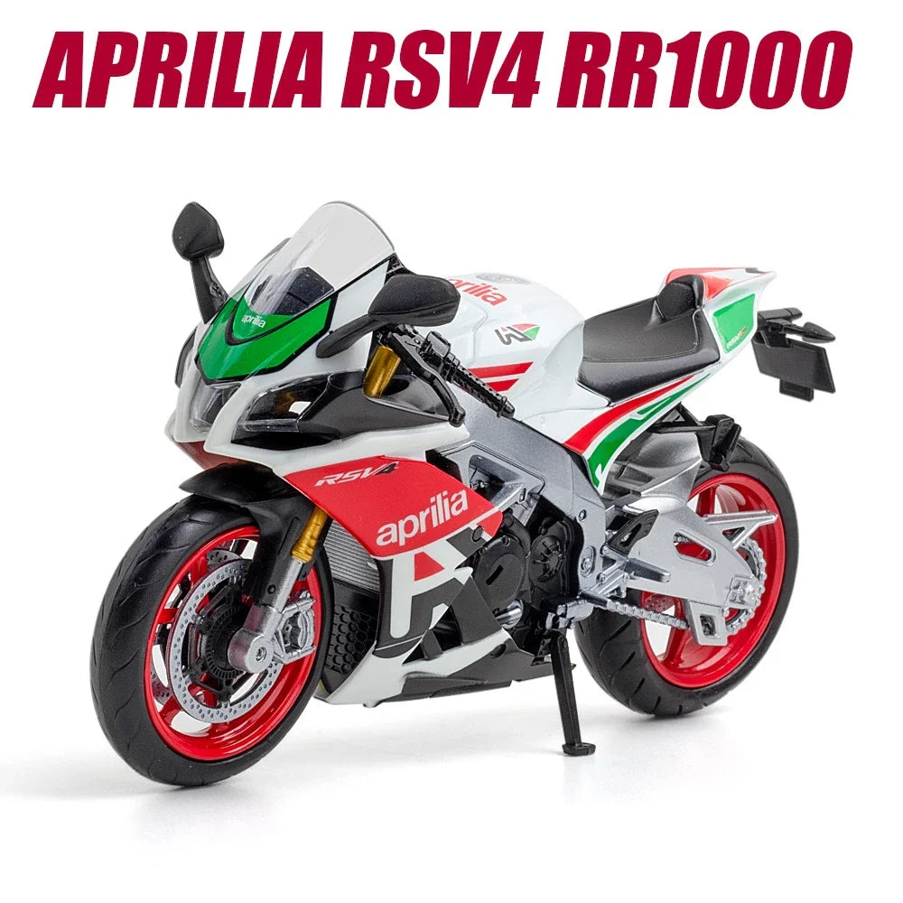 1/12 Aprilia RSV4 RR1000 Toy Motorcycle RMZ City Diecast Metal Miniature Model 1:12 Racing Super Sport Collection Gift Boy Kid