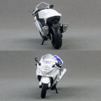 MSZ 1:18 Suzuki Hayabusa 2024 Toy Motorcycle Diecast Alloy Miniature Vehicle Model Racing Collection Gift for Children Boy