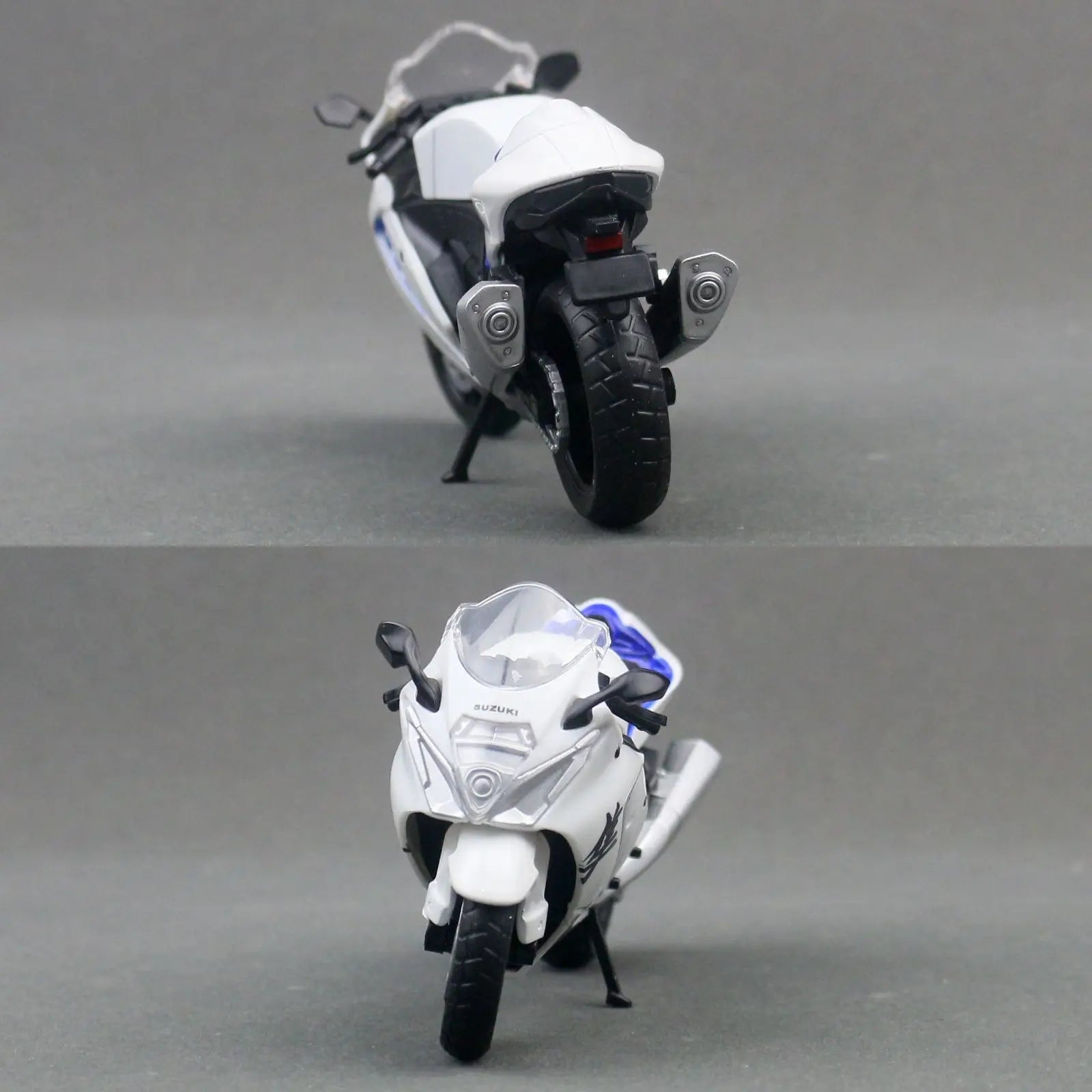 MSZ 1:18 Suzuki Hayabusa 2024 Toy Motorcycle Diecast Alloy Miniature Vehicle Model Racing Collection Gift for Children Boy