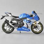1:12 Scale Diecast Motorcycle Model Toys Suzuki GSX R1000R Sport Bike Miniature Replica Collectible