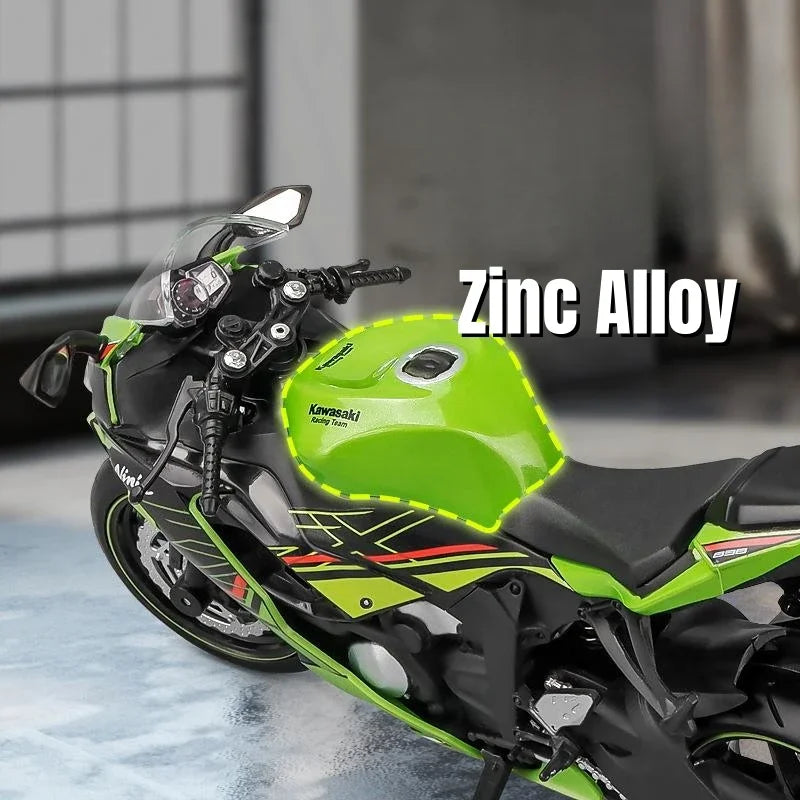 1:12 ZX-6R Motorcycle Toy 1:12 RMZ City Diecast Model Super Sport Miniature Collection Gift For Boy Children Kid